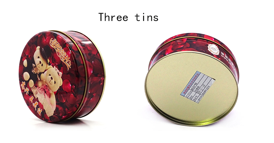 Three tins