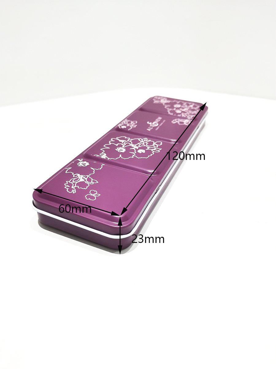 High-quality portable 36-color palette tin box series