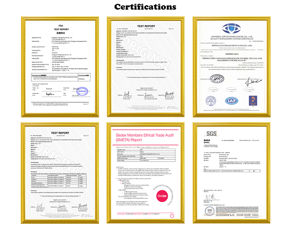 Qualification of Round Coffee Tin Manufacturer