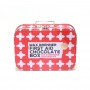 Metal lunch box with handle