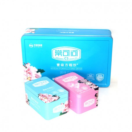 Customized gift metal box with lid