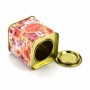 Custom Printing Square Metal Box Lever Lid Tea Tin Can
