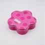 floral tin box flower shaped metal cans from China