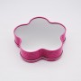 China flower shaped tin can food gift packages floral metal box manufacturer
