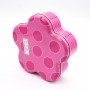 China flower shaped tin can food gift packages floral metal box manufacturer