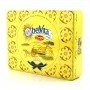 Custom printed 350g 500 grams rectangular metal cookie cans supplier from China