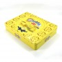 Custom printed 350g 500 grams rectangular metal cookie cans supplier from China