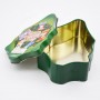 Christmas tree gift cookie tin box