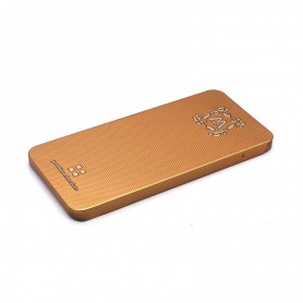 Sliding cover golden ultra-thin tin box