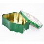 Christmas tree gift cookie tin box