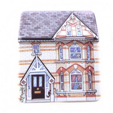 Custom house shape tin box