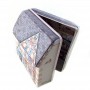 House shape tin box
