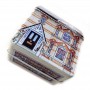 Promotional gift house shape tin box