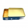 Factory Manufacturer Square Tin Case Cookies Sweets Gift Metal Package Tin Box
