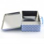 Customized cute children tin lunch box with lock small hinge tin box