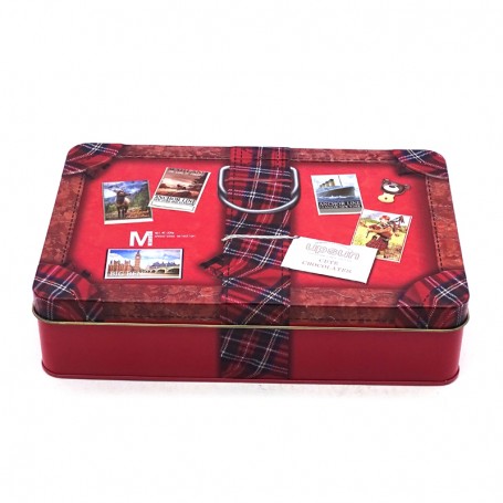 Chocolate Valentines Packaging Caja de lata