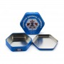 copy of Custom Printed Round Shape Tin Can Messy Chocolate Metal Package Nuts Food Tin Box