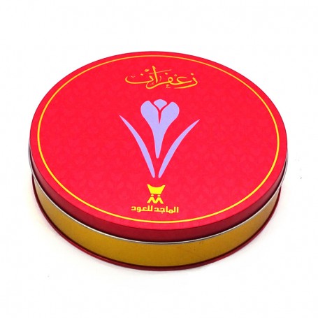 Big Size 25g 50g custom design saffron storage container metal package