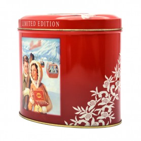 Oval Metal Jars Candy Cookies Gift Packaging Oval Tin Box Chocolate Tin Cans Manufacturer Supplier