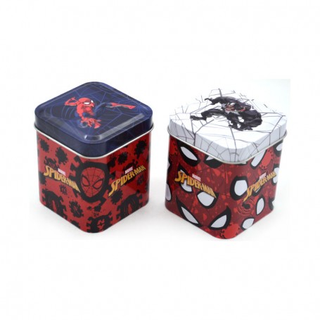 Personalized Small Square Tea Tin Can Gift Storage Metal Tin Box Package