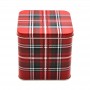 Bespoke Square Tea Cookies Food Tin Can Gift Storage Tin Box Sets