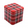 Bespoke Square Tea Cookies Food Tin Can Gift Storage Tin Box Sets
