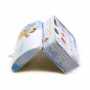 Custom Printed Irregular Rectangle Gift Storage Tin Box With Locks