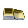 Custom Printed Irregular Rectangle Gift Storage Tin Box With Locks