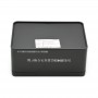 Bespoke Black Color Small Rectangle Cookies Biscuits Chocolate Tin Storage Box Can