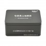Bespoke Black Color Small Rectangle Cookies Biscuits Chocolate Tin Storage Box Can