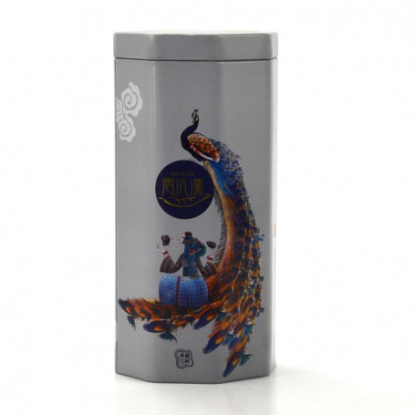 Hexagon Tall Metal Can Tin Box pour le café au thé