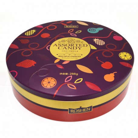 Wholesales Beautiful Lovely Gift Tin With Logo Round Candy Tin Box