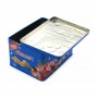 Custom Printed Rectangle Emboss Cookies Biscuits Gift Tin Can