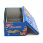 Custom Printed Rectangle Emboss Cookies Biscuits Gift Tin Can