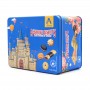 Rectangle Emboss Cookies Biscuit Gift Tin Can
