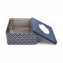 Factory Handmade Big Square Cake Pastry Snacks Tin Can Box