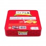Fancy personalized square metal tin cookie food packing box suppiler