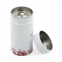 Bespoke Small Round Tea Coffee Tin Can With Double Lids