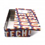 Personalized Big Rectangle Chocolate Cookies Gift Metal Tin Can