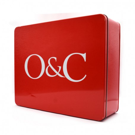 Bespoke Big Rectangle Pure Color Cookie Biscuit Gift Tin Package Box