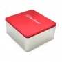 Custom Printed Square Cookies Biscuit  Sweets Nuts Metal Can Gift Tin Box
