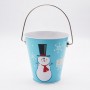 Decorative Easter Gift Packaging Box Metal bucket Easter Tin Pails