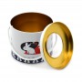 Factory Handmade Round See Through Candy Sweet Gift Tin Box