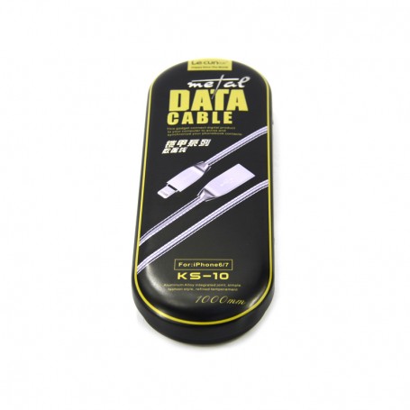 Custom  Rectangular Gift Storage Packaging Tin Case USB Data Cable Line Metal Tin Box