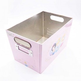 Wholesale custom cute metal storage box toy storage tin box