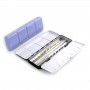 24 color water palette box metal paint case tin