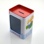 Kids Gift Packaging Box Metal Coin Bank Saving Tin Can Window Tin Box Manufacturer Supplier