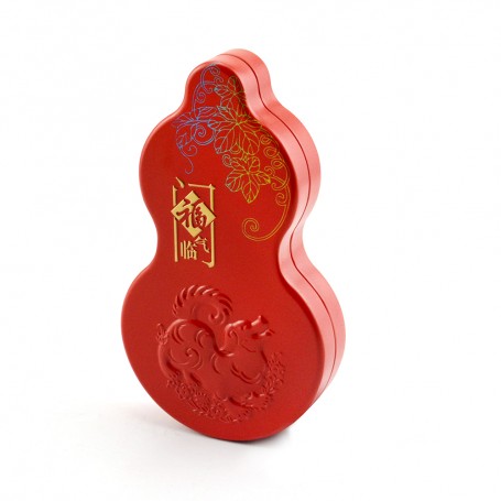 Chinese Traditional Good Wishing Unique Shaped Small Gift Tin Box Manufacturer Supplier