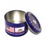 Decorative Tin Candle Jars 2oz 4oz Round Box Empty Candle Tins With Lid