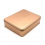 Bespoke Solid Color Rectangle  Mooncake Metal Tin Package Cookie Biscuits Tin Box